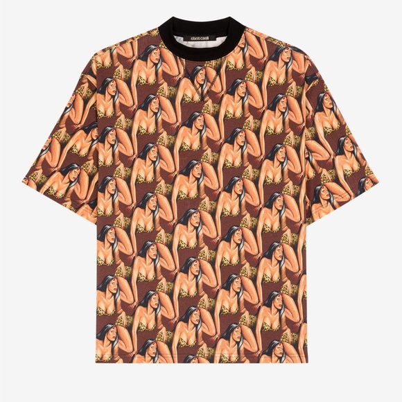 Roberto Cavalli Other - Roberto Cavalli Graphic-Print Cotton T-Shirt